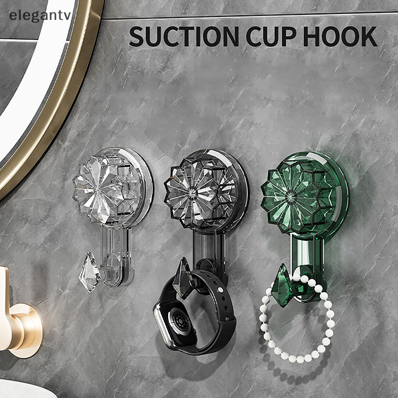Egn Strong ดูดถ้วย Hook Reusable Heavy Duty สูญญากาศดูดถ้วยแก้ว Hook Window Wall ห้องครัวห้องน้ํา Hook สําหรับผ้าเช็ดตัว N ราคา ถูกที่สุด ดีลบีเคเค แกลเลอรีภาพที่ 2