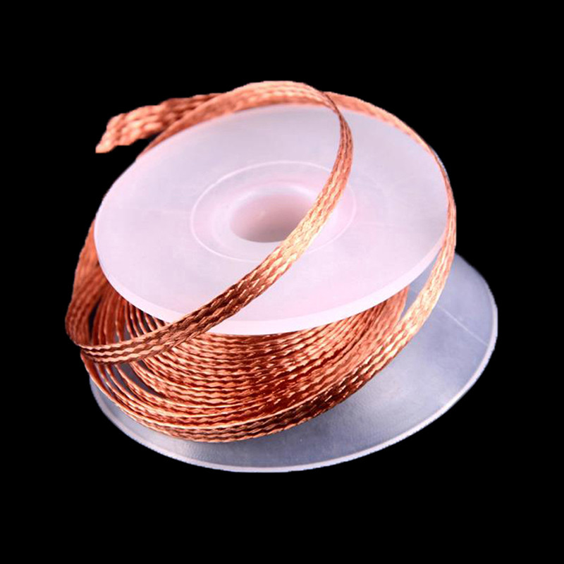 Tar 1 PC 2.0 มม.2.5 มม.3 เมตรลวดเชื่อม Desoldering Braid Solder Remover Wick สายไฟ N