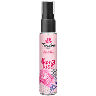 LeeMart เพอร์ฟูม ทเวลพลัส Twelve Plus 12Plus 25ML ระงับกลิ่นกาย สูตร พีโอนี คิส สีชมพู ขนาด 25 มล.