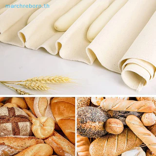 # เครื่องมือบ้านใหม่ # ผ้าหมักแป้ง Bakers Pans Bakers Dough Shelfee ผ้าฝ้ายแท้ 100% Pastry Proofing Cloth Baking French Bread Baguettes ก้อน