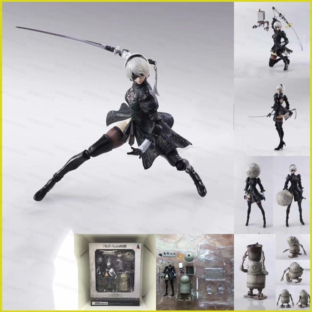 Sq3 NieR Automata 2B Action Figure BRING ARTS เครื่อง Lifeform ตุ๊กตาของเล่นสําหรับของขวัญเด็กคอลเลก