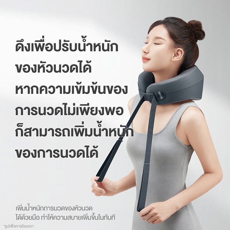 แก้ปวด Xiaomi Mijia Smart Neck Massage เครื่องนวดคออัจฉริยะ แท้ หมอนรองคอ นวดไฟฟ้า หมอนนวดคอ