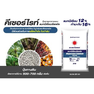 (ยกกระสอบ25kg)แม่ปุ๋ย (กรีเซอร์ไรท์) แมกนีเซียมซัลเฟต โมโนไฮ…