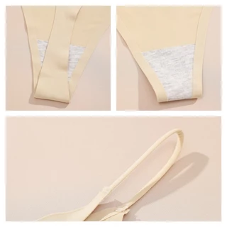 Allofme ผู้หญิงไม่มีรอยต่อ G-String เซ็กซี่ต่ําเอว Thongs บิกินี่กางเกงนุ่มสบาย