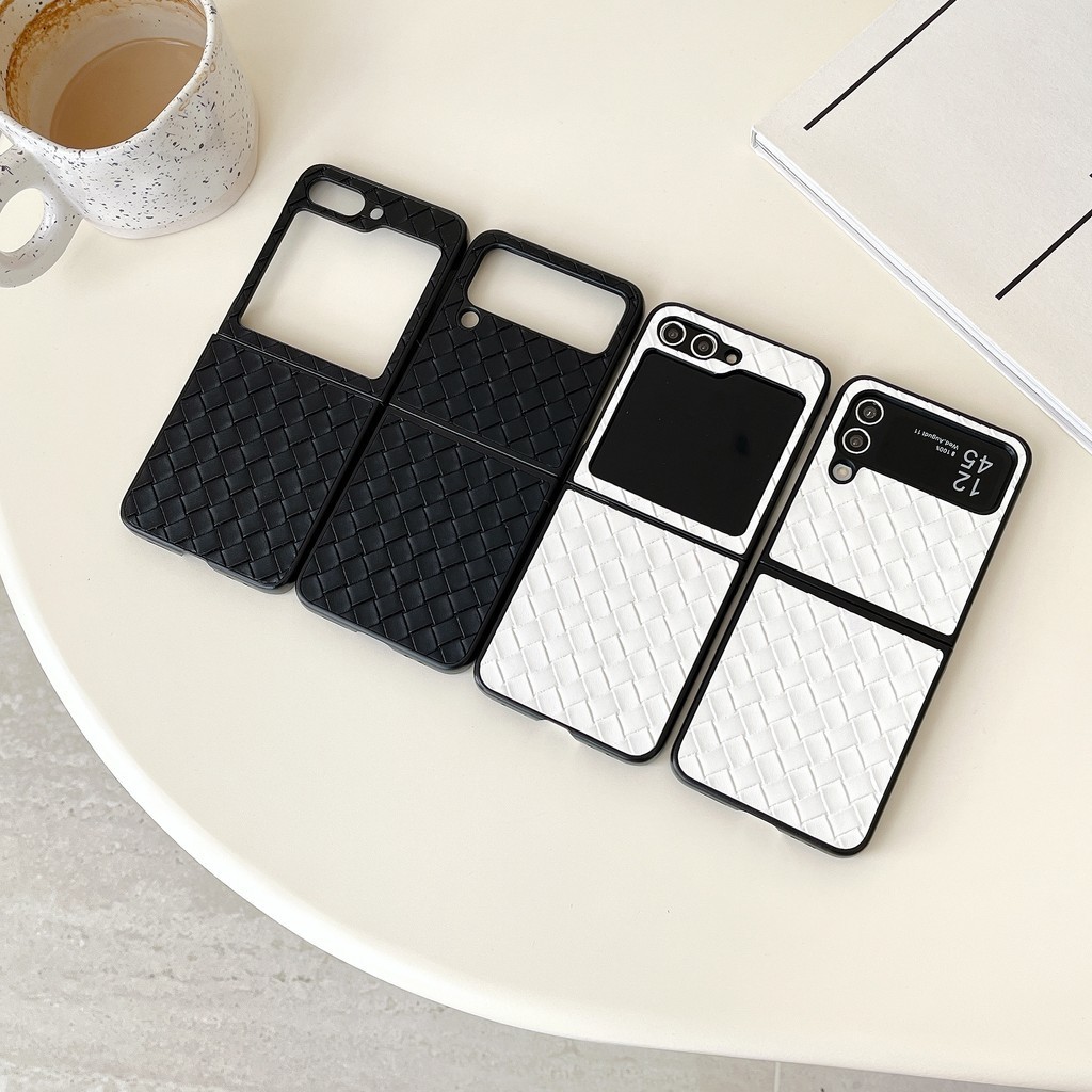 Samsung Galaxy Z Flip 6 Flip5 เคสหนังแบบแข็งน่ารักเคสแอฟแฟร์เชิงพาณิชย์ Samsung Galaxy Z Flip 3 Flip4 โทรศัพท์ความคิดสร้างสรรค์ฝาครอบ