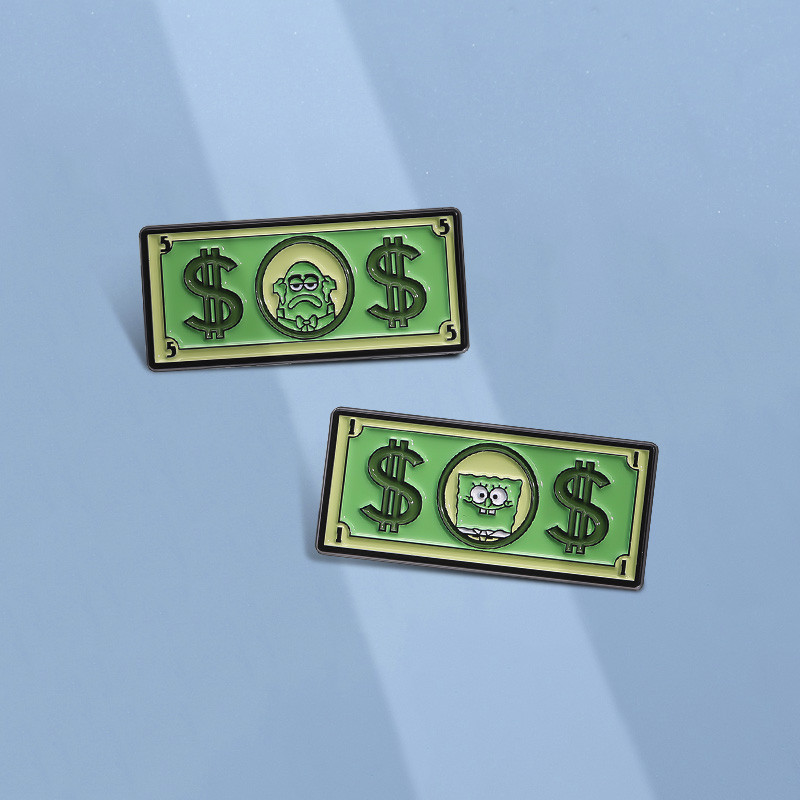 เข็มกลัดลายการ์ตูนแบบเงิน ทำจากโลหะ ใช้เป็นเครื่องประดับหรือของขวัญสำหรับเพื่อน