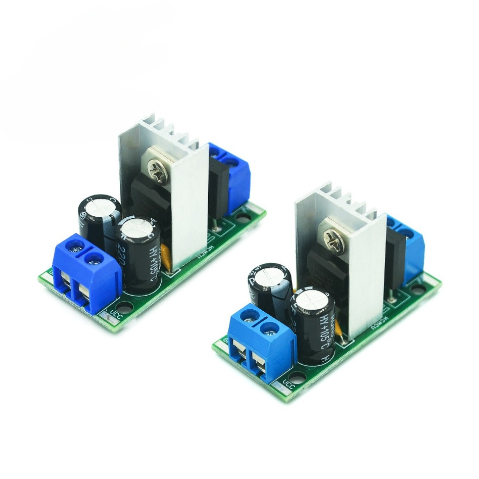 L7805 LM7805/L7812 LM7812 สามสิ้นสุดตัวควบคุมแรงดันไฟฟ้าโมดูล 5V12V โมดูลควบคุมแรงดันไฟฟ้า