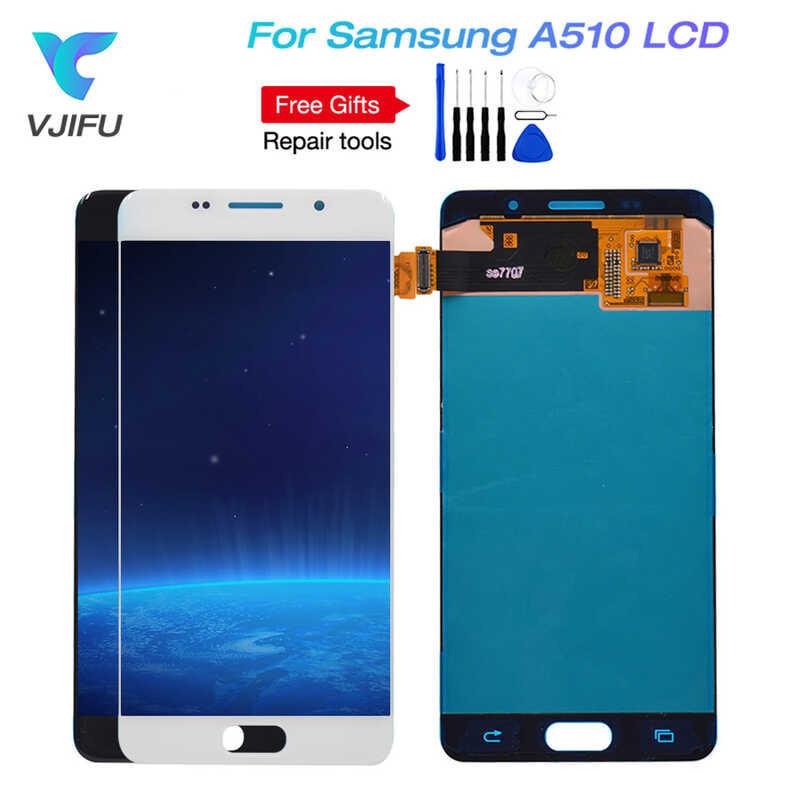 A510 LCD For Samsung Galaxy A5 A510 A510F A510M A510Y A510FU LCD Display Digitizer Touch Screen Fo