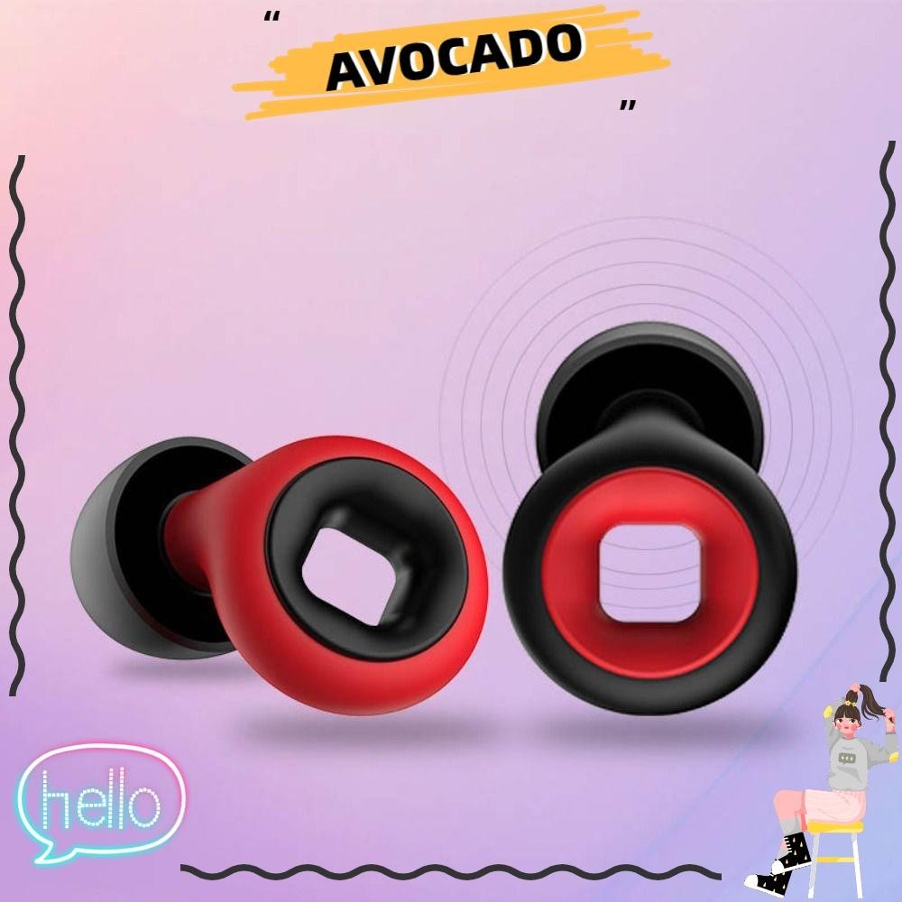Avocar ที่อุดหูกันเสียงการนอนหลับ, อุปกรณ์ลดเสียงรบกวนซิลิโคนปลั๊กหูนอน, ที่มีประโยชน์กันน้ําป้องกันเสียงรบกวนการนอนหลับลึกเสียงยกเลิกหูปลั๊กผู้