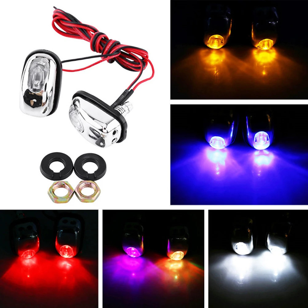 2 ชิ้นไฟ LED โคมไฟรถอุปกรณ์เสริมเครื่องซักผ้ากระจก Wiper Jet สเปรย์น้ําหัวฉีด Spout Wiper เครื่องซักผ้ารถ