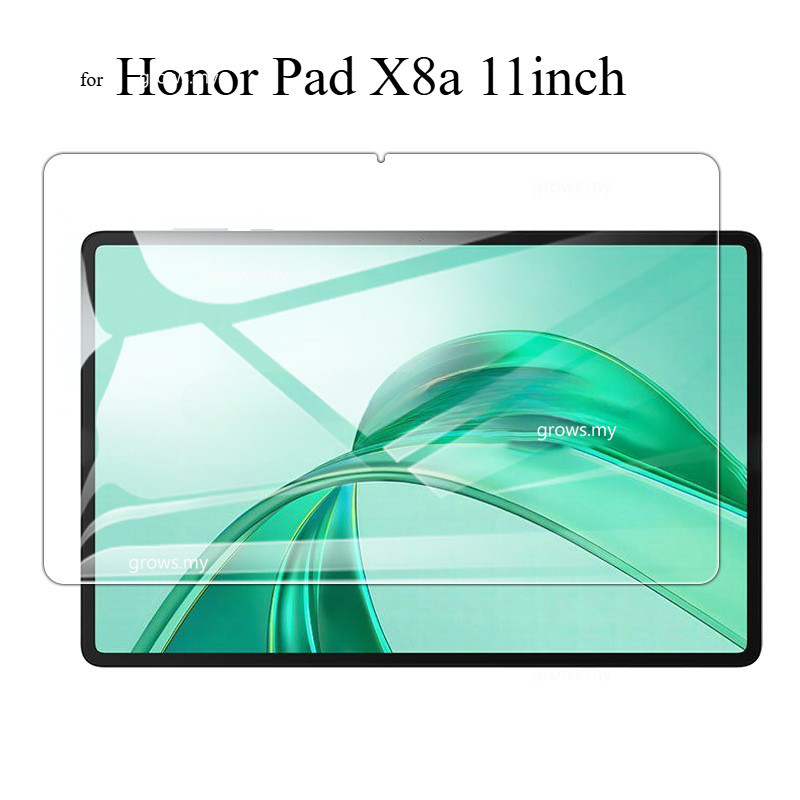 สําหรับ HONOR Pad X8a 11 นิ้ว 2024 HD แท็บเล็ตกระจกนิรภัยป้องกันหน้าจอที่ชัดเจนสําหรับ HONOR PadX8A PadX8A คลุมทั้งหมดป้องกันฟิล์ม