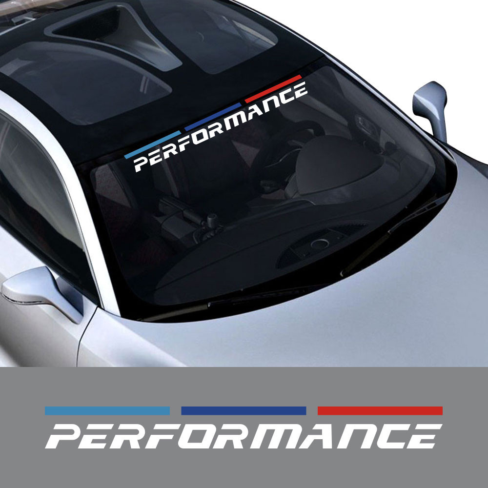 รถด้านหน้าด้านหลังกระจก Sun Shade สติกเกอร์อุปกรณ์เสริมอัตโนมัติสําหรับ BMW E46 E90 E60 F30 E39 E36 E87 E92 E91 E10 F20 X5 ประสิทธิภาพ