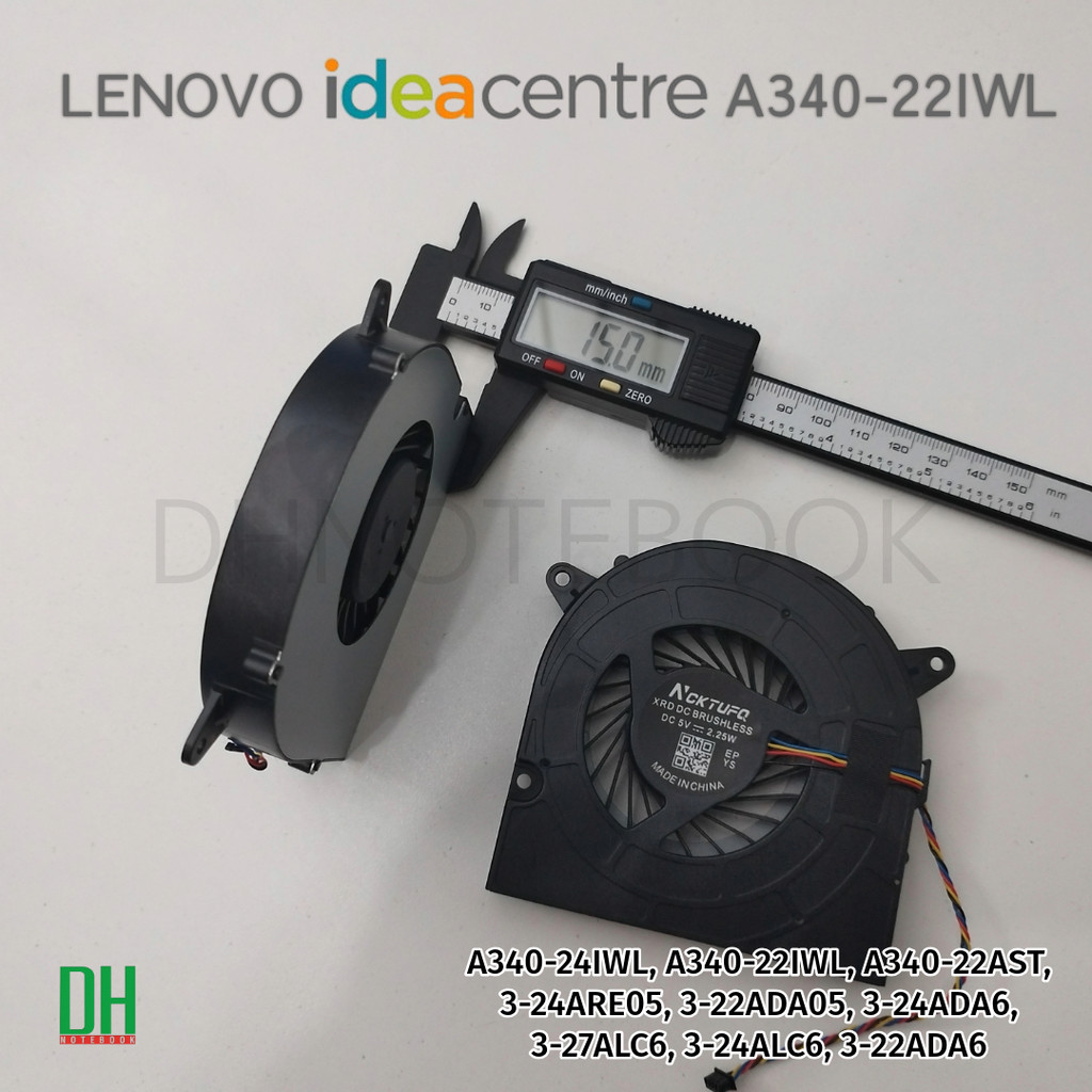 พัดลมระบายความร้อนสำหรับแล็ปท็อป รุ่น Ideacentre A340-24IWL, A340-22IWL, A340-22AST, 3-24ARE05, 3-22ADA05 และอื่นๆ