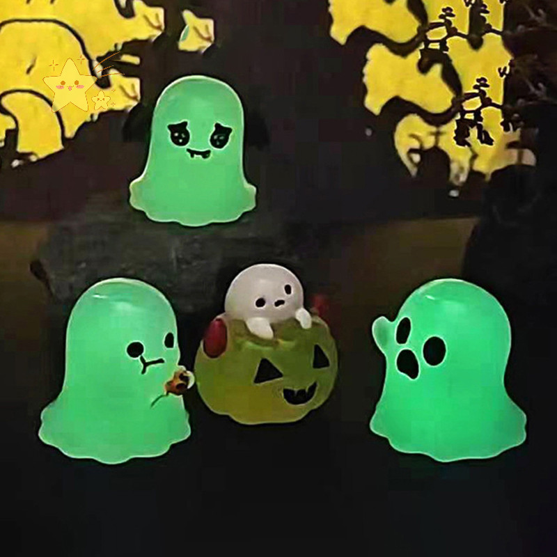 [JBTH] ใหม่ฮาโลวีนนกฮูก Ghost Night Luminous Series Micro ภูมิทัศน์เครื่องประดับขนาดเล็กสําหรับตกแต่งฮาโลวีนตกแต่งบ้าน [JB] - รูปที่ 3