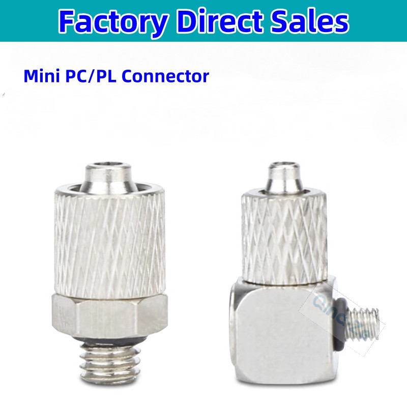 Kpl ด้ายชาย M3 M4 M5 M6 - Air Tube 3 มม.4 มม.6 มม.OD Mini Pneumatic ท่อเชื่อมต่อสกรูผ่าน Quick Fitting WX-KPC