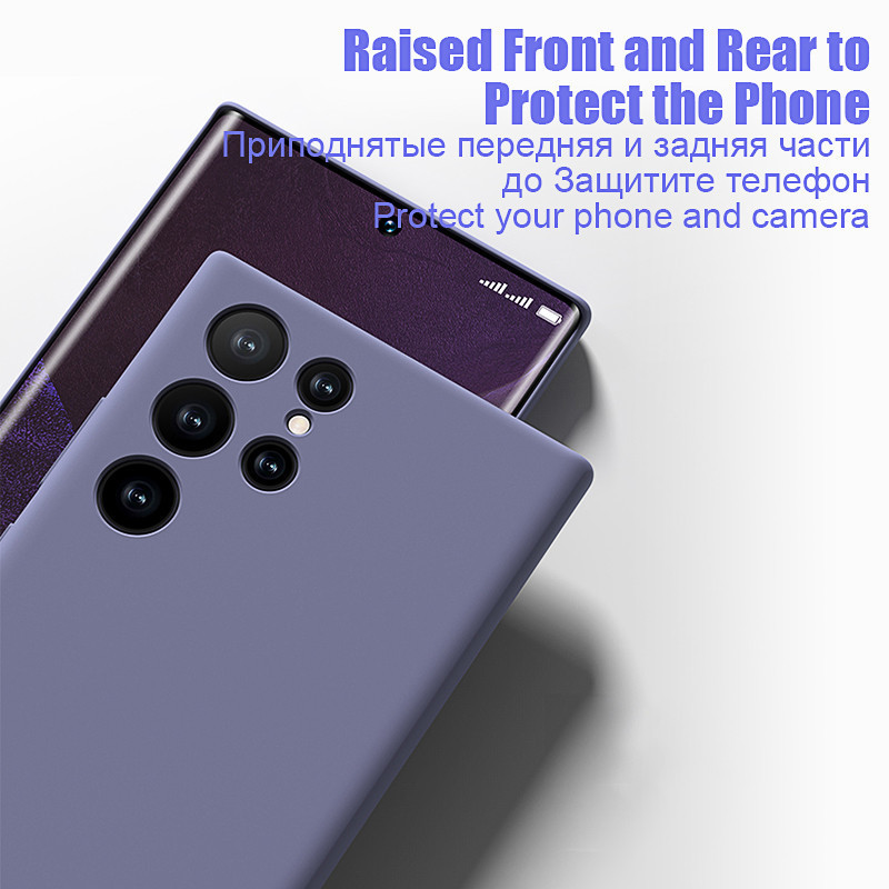SAMSUNG เคสโทรศัพท์ซิลิโคนเหลวเดิมsamsung Galaxy S22 S21 S23 S24 Ultra A34 A54 5Gหมายเหตุ20 Ultraกรณีกันกระแทกป้องกันปกอ่อน ราคา ถูกที่สุด ดีลบีเคเค แกลเลอรีภาพที่ 3