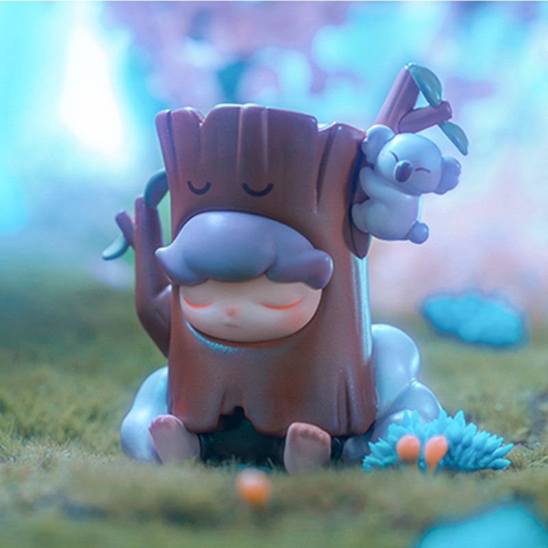 [secret] Popmart DIMOO Forest Night Series ของแท้ Mystery Box Figure ของเล่นอินเทรนด์ของขวัญตุ๊กตาน่ารักเดสก์ท็อปตกแต่ง