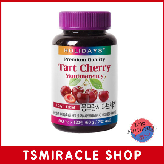 HOLIDAYS Premium Quality Montmorency Tart Cherry 120 Tablets 4 Month Supply