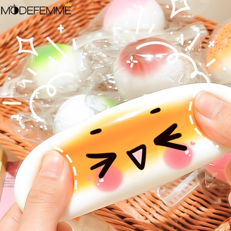 [ ที่โดดเด่น ] ของเล่นหยิกโมจิ - ของขวัญวันเกิดเด็ก - นุ่มป้องกันความเครียด ทําเอง จําลองน่ารัก - เครื่องประดับอาหารเดสก์ท็อป - ของเล่นบีบขนมไข่แดง - ผู้ใหญ่คลายความ