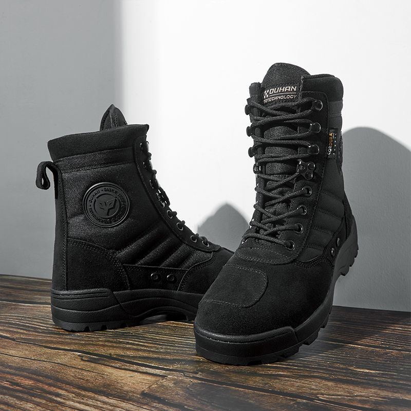 Duhan DUHAN รองเท้าขี่จักรยานรถจักรยานยนต์ Casual Retro รองเท้ารถจักรยานยนต์ Four Seasons Shock-resi