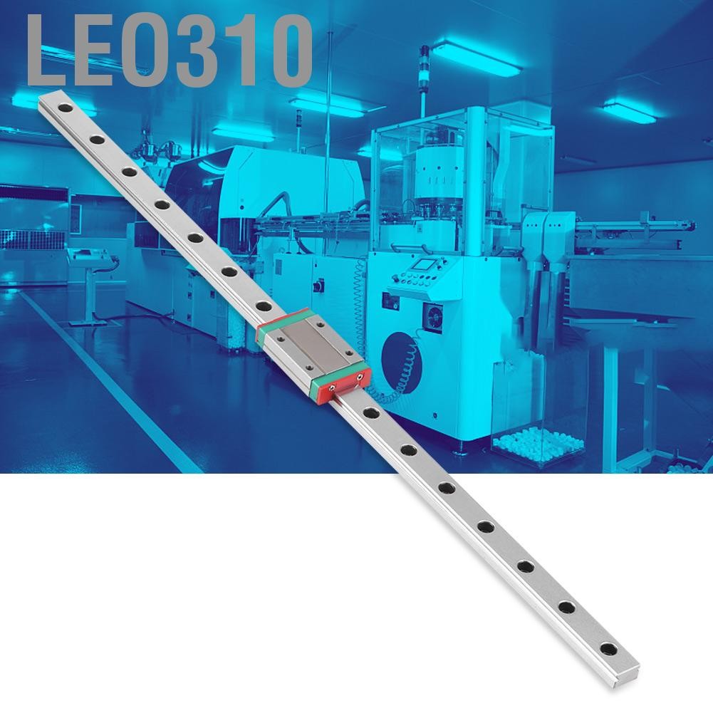 Leo310 MGN12H Mini Linear Railท่องเที่ยว 250/ 300/ 400/ 500/ 550 มม.เลื่อนGideพร้อมCarriage BlockสำหรับDIY 3Dเครื่องพิมพ์และเครื่องCNC