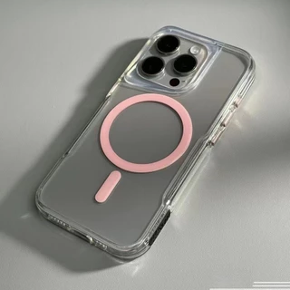 ใหม่สําหรับ iPhone 16 ProMax เคสโทรศัพท์แม่เหล็ก iP 11 12 13 14 15 16 Pro Max โปร่งใส anti drop กันกระแทกเคสโทรศัพท์ Hard ฝาหลัง