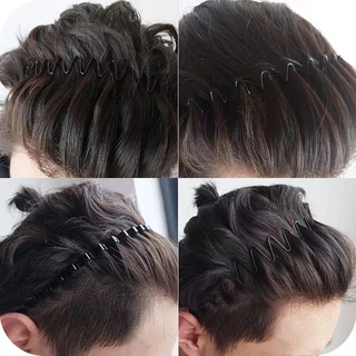 HBC29 ซื้อ 5 แถม 1 (กด6ชิ้นได้ราคา5ชิ้น)ที่คาดผมท่านชาย ทำจากโลหะคุณภาพดี ใช้ได้ทั้งชายหญิงพร้อมส่งจากไทย