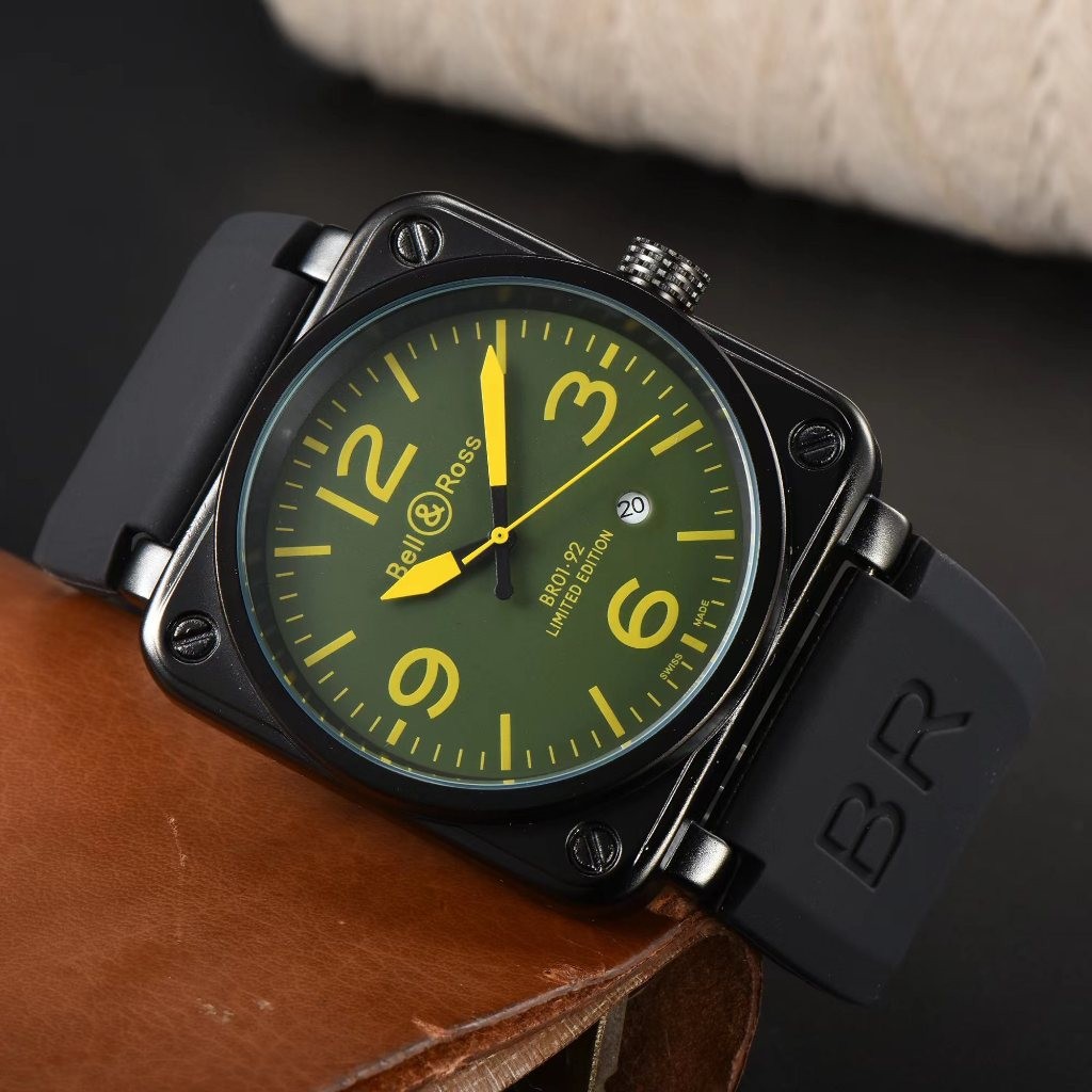 Bell & ROSS BELL & ROSS Automatic Mechanical Movement สายยางนาฬิกาผู้ชาย 2