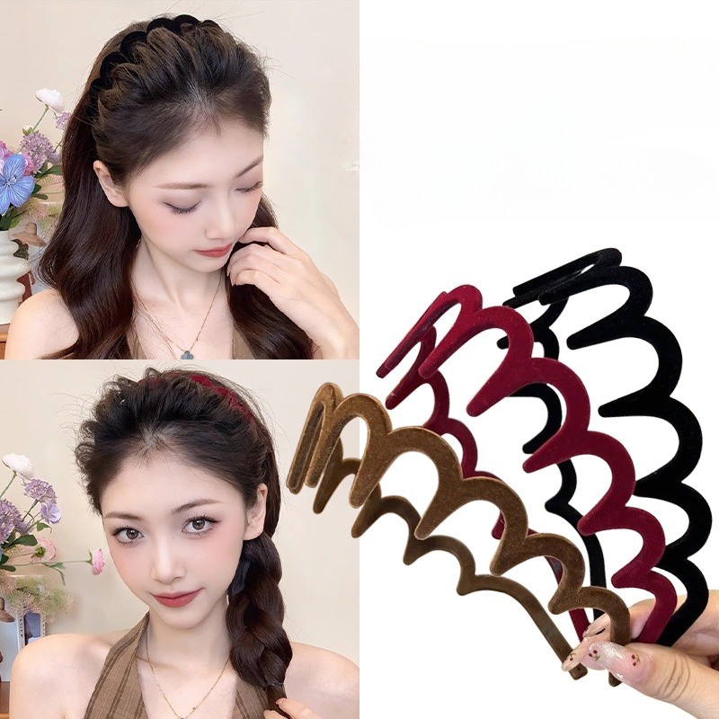 ที่คาดผมพลาสติกแฟชั่นแบบนุ่มสไตล์ฝรั่งเศสที่คาดผมที่คาดผม - รูปที่ 2