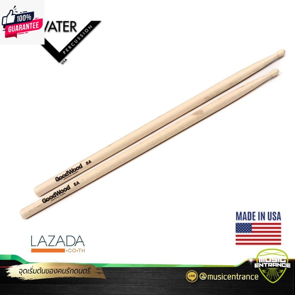 ไม้กลอง VATER GOODWOOD STICK หัวไม้ ขนาด 5A   Made in USA