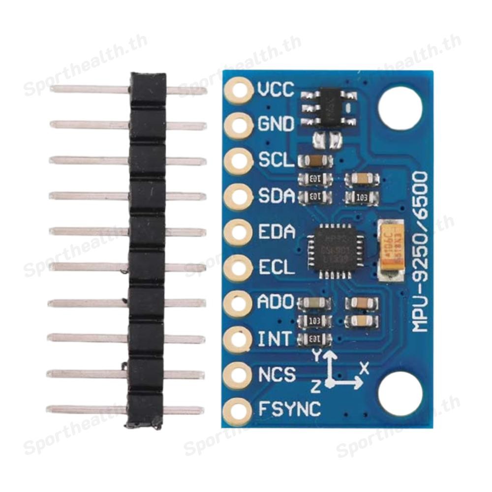 Gy-9250 MPU9250 โมดูลเซ็นเซอร์ทัศนคติ 9 แกน/9 แกน IIC/SPI อุปกรณ์ตรวจจับ 3-5V