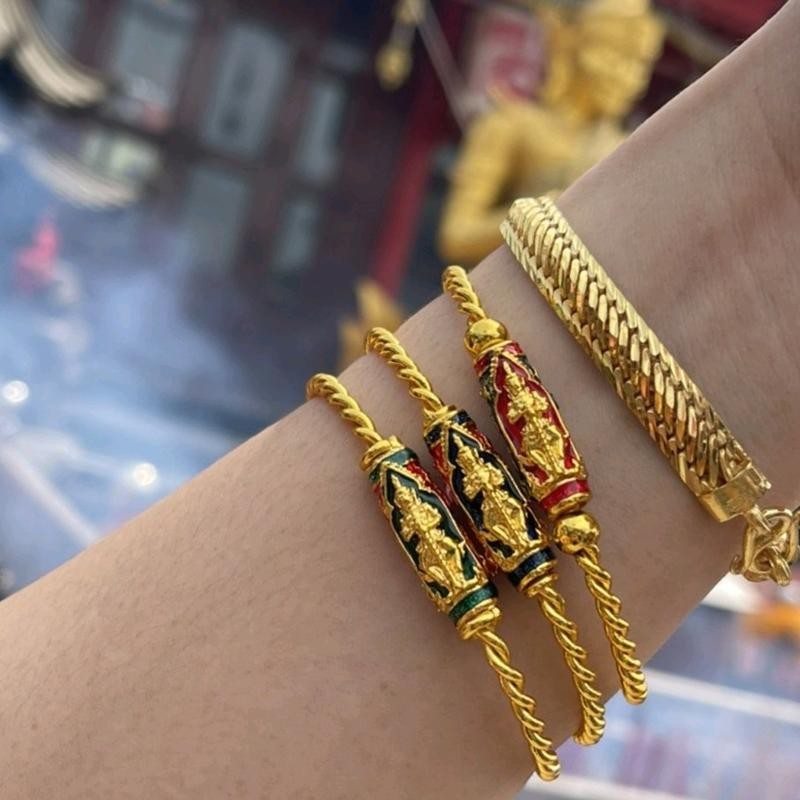 กำไลท้าวเวสสุวรรณ24kฟรีไซส์.