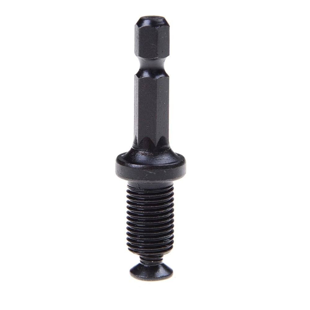 [LSAR] เจาะอุปกรณ์เสริมบิตเจาะ Chuck Adapter Hex Shank ถึง 1/2 3/8 นิ้วด้ายชาย