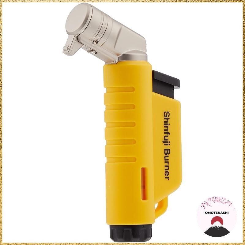 Shinfuji Burner Micro Torch Active Yellow RZ-522YL [Small Powerful Windproof Burner] [For Incense/Rope Cutting/Soldering, etc.] [Gas Refillable] Shinfuji Burner Micro Torch Compact Antique Gold RZ-521GL [Small Powerful Windproof Burner] [For Incense/Rope