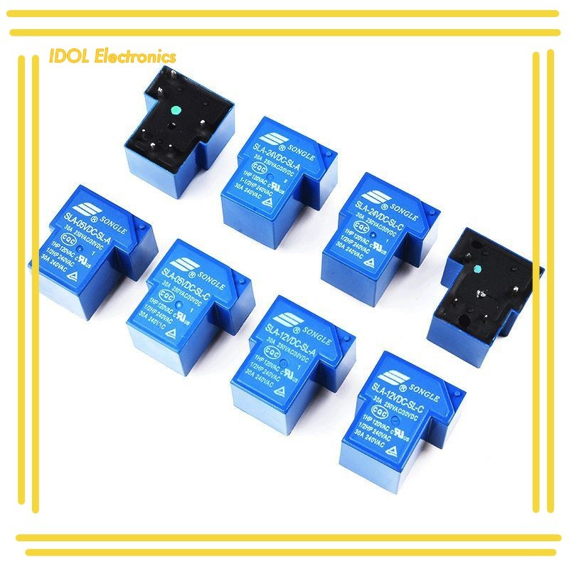 ราคาถูก! Relay SLA 12V 24V 48VDC-SL-A 30A