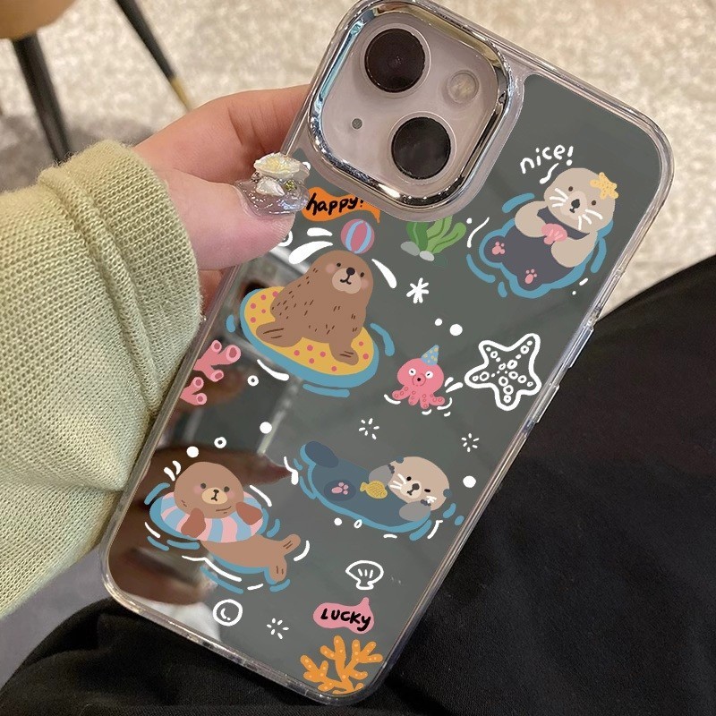 กระจกนุ่มโปร่งใสกรณี Anti-Fall เคสโทรศัพท์สําหรับ iPhone 16 Promax 15 Promax 12 13 Mini 14plus 11 Pro Max X XS XR XS Max 7 8 plus Se2020 - รูปที่ 2