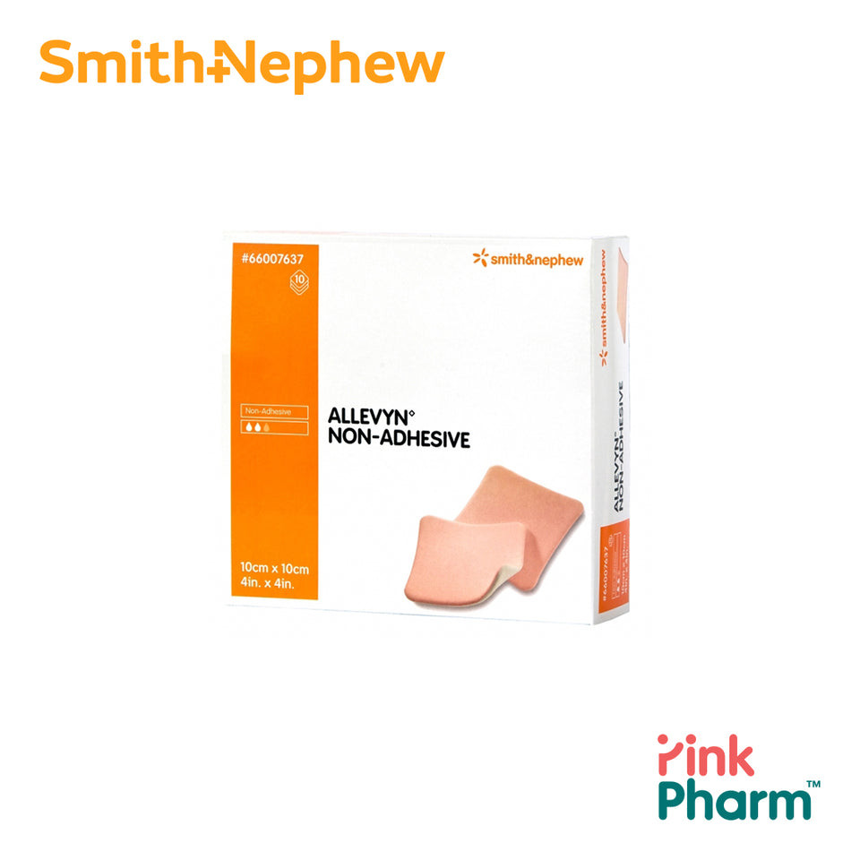 Allevyn Non Adhesive 10CM X 10CM 10'S แผ่นแปะแผลกดทับ จำนวน 10 ชิ้น/กล่อง
