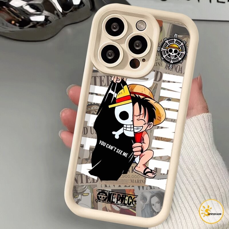 เคสนิ่มลายการ์ตูน One Piecer เข้ากันได้กับ OPPO A58 A16 A7 A38 A54 A5s A12 A15 A17 A3s A57 A53 A77 A16s A15s A78 A54s