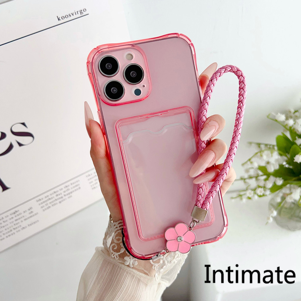 Xiaomi Redmi Note 14 13 12 12S 11S 10 10S 9 9S 8 Pro Max Plusซิลิโคนเคสโทรศัพท์Luckyหญ้าเชือกมือ