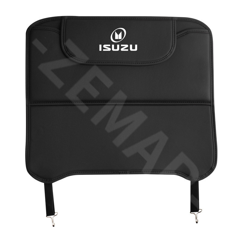 Isuzu แผ่นกันเปื้อนด้านหลังเบาะรถยนต์ แผ่นป้องกันการเตะ วัสดุพียู ป้องกันสิ่งสกปรก ป้องกันการสึกหรอ ISUZU Panther Elf Traga Dmax Mux Trooper MU7 TFR Crosswind Panther - รูปที่ 7