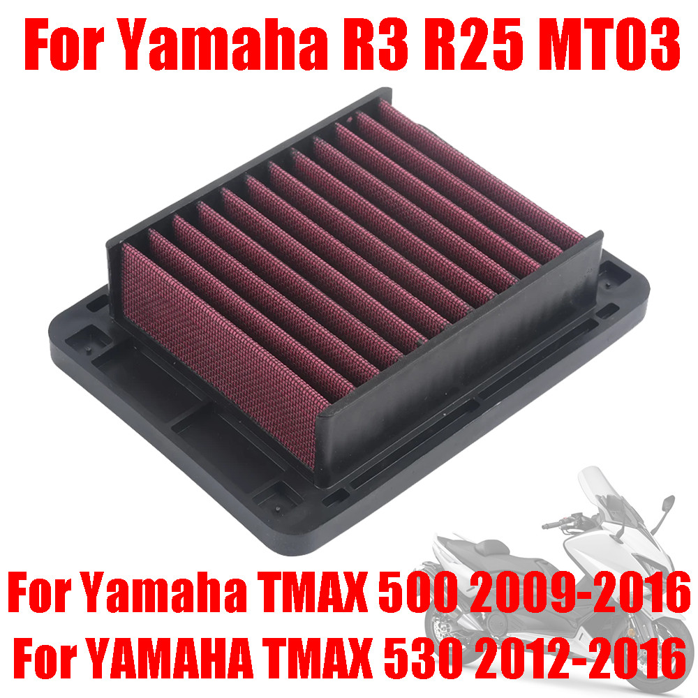 Yตัวกรองอากาศสำหรับยามาฮ่า Tmax T-MAX 500 530 XP530 XP500 TMAX530อุปกรณ์เสริมรถจักรยานยนต์ส่วนประกอบ