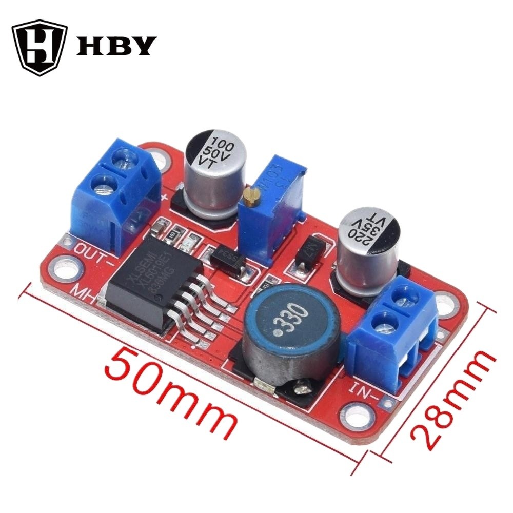 Xl6019 step-up 5A DC ถึง DC 3V-35V ถึง 5V-40V ปรับ Boost แหล่งจ่ายไฟโมดูลบอร์ด