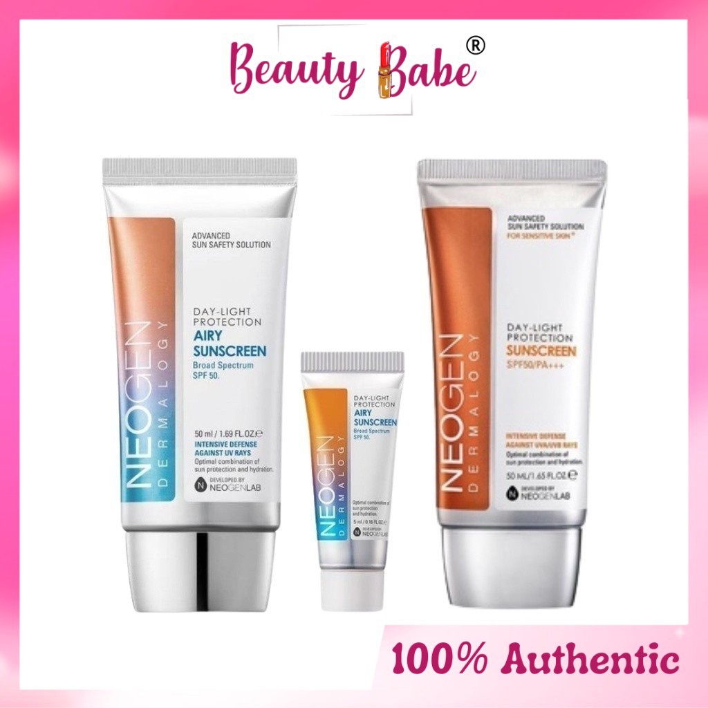Neogen Dermalogy Day-Light Protection Airy Sunscreen SPF 50 PA+++ 5ml / 50ml [BeautyBabe]