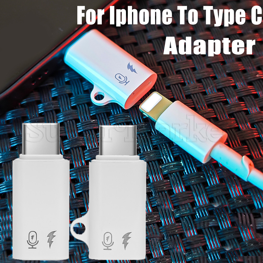 [ ที่โดดเด่น ] สําหรับอะแดปเตอร์ lphone เป็น Type C - หัวชาร์จเร็ว - ตัวแปลงหญิงเป็น Type C - ขั้วต่