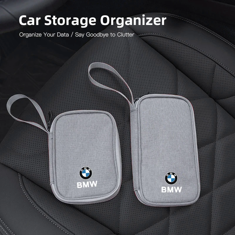 Car Key Pack Auto Driver's License Phone Storage Bag For BMW E46 E90 E60 F30 F10 E39 E36 F20 G30 G20 E87 E92 E91 E30 F11 thumbnail 3