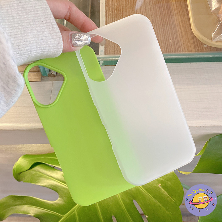 Simple 2 in 1 Pure สีเคสโทรศัพท์สําหรับ iPhone 16 15 14 13 12 Pro Max 11 16Pro กันกระแทก TPU + PC Big Hole ป้องกันปกหลัง