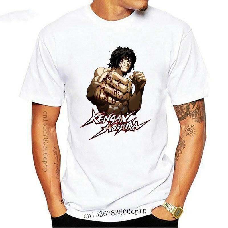 ใหม่ Kengan Ashura อะนิเมะ T เสื้อ Netflix Kengan Ashura เสื้อยืดอะนิเมะ netflix merch คริสต์มาสวันเ
