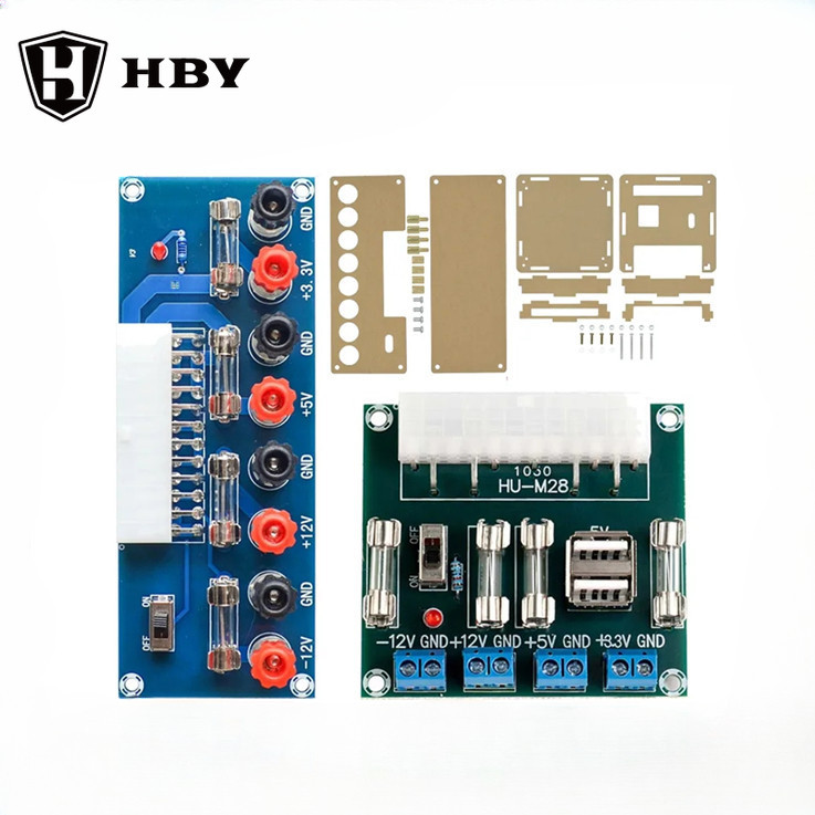 Xh-m229 HU-M28 เดสก์ท็อปแชสซีแหล่งจ่ายไฟ ATX อะแดปเตอร์ลบโมดูลส่งออกสายไฟเอาต์พุต Col