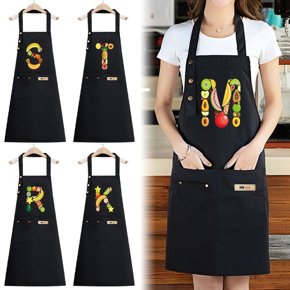 ผ้ากันเปื้อนสวนสวยงามปกป้องเสื้อผ้าน้ำ และทนทานน้ำมันกับกระเป๋าหน้าผลไม้ชุด