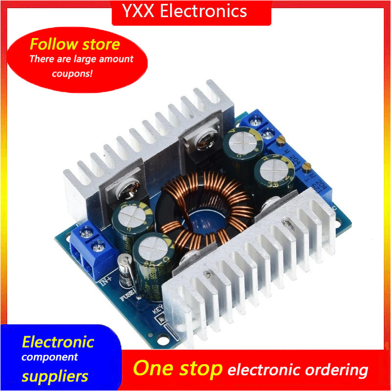 Dc 5-30V ถึง 1.25-30V 8A อัตโนมัติ Step UP/Down Converter Boost/Buck แรงดันไฟฟ้าโมดูล Charger Power Converter DIY ชุด